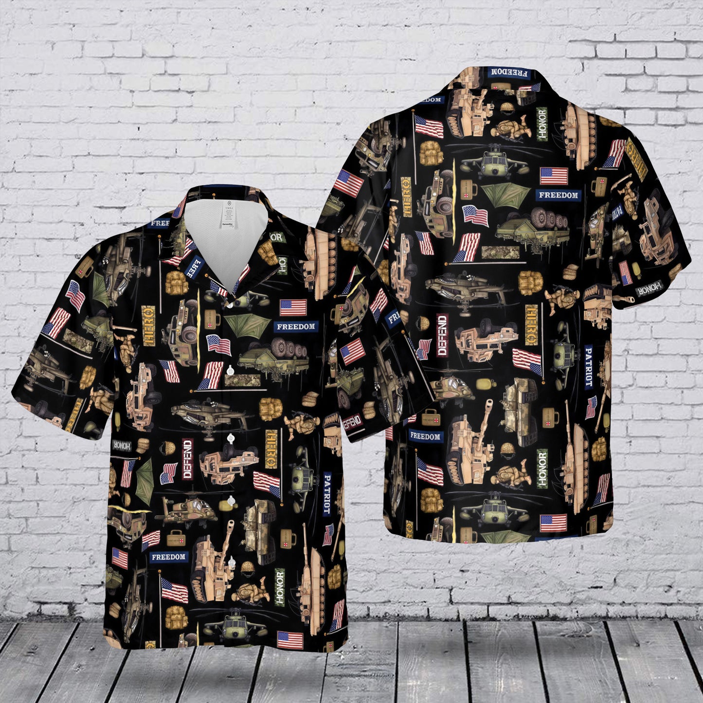 US Military Hawaiian Shirt