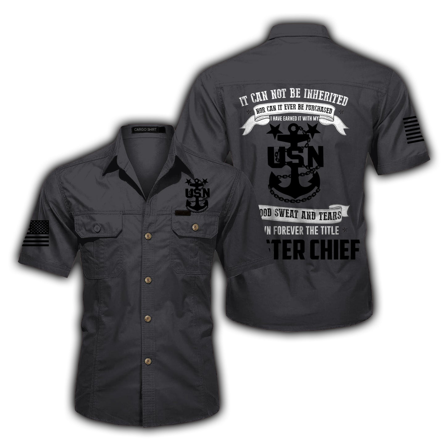 US Navy Master Chief Cotton cargo shirt
