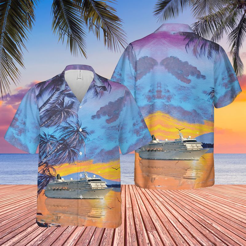 Crystal Cruises Ship Crystal Symphony Hawaiian Shirt