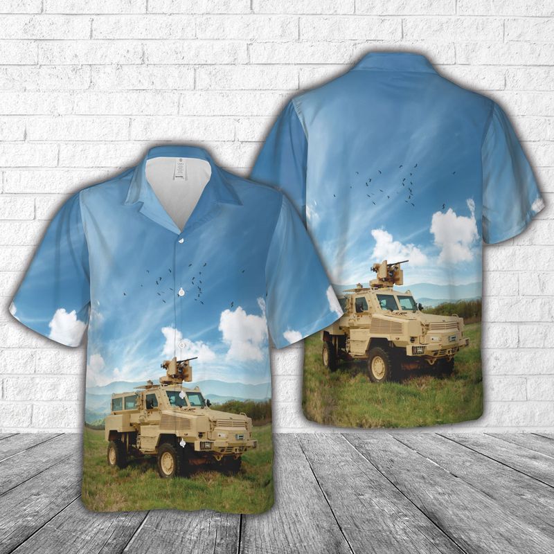 Military RG-31 Nyala Hawaiian Shirt