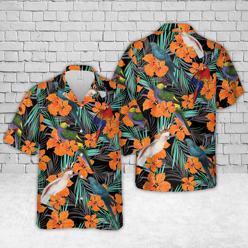 Family Psittacidae Parrot Hawaiian Shirt