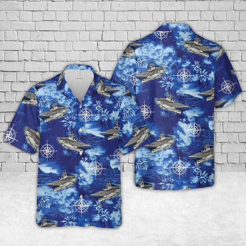 Navy USS America (LHA-6) Hawaiian Shirt