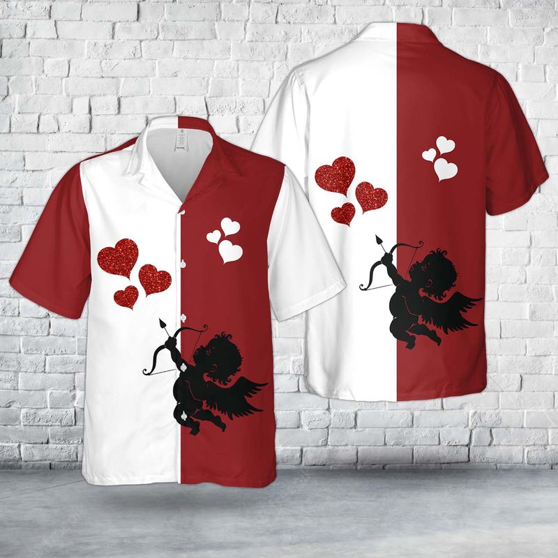 Cupid Love Valentines Day Hawaiian Shirt