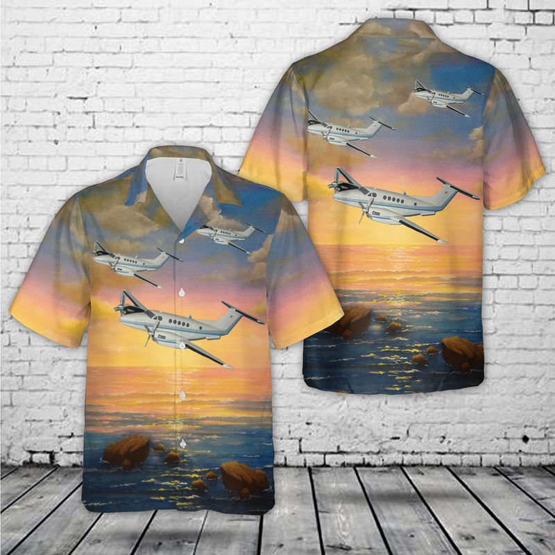 Beechcraft B-200 Super King Air Hawaiian Shirt