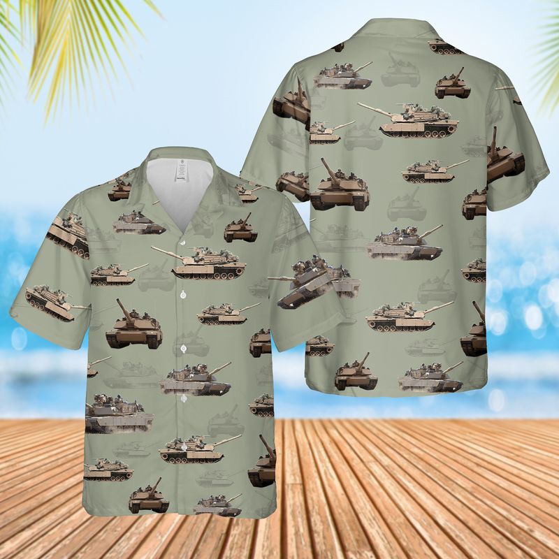 National Guard Tank Hawaiian Shirt