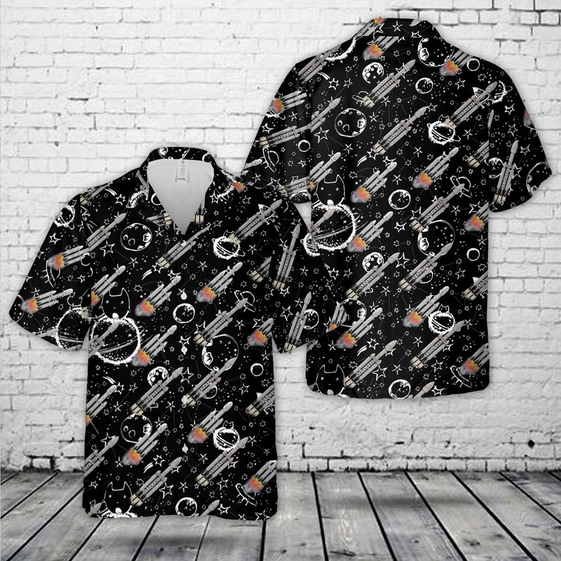 SpaceX Falcon Heavy Hawaiian Shirt