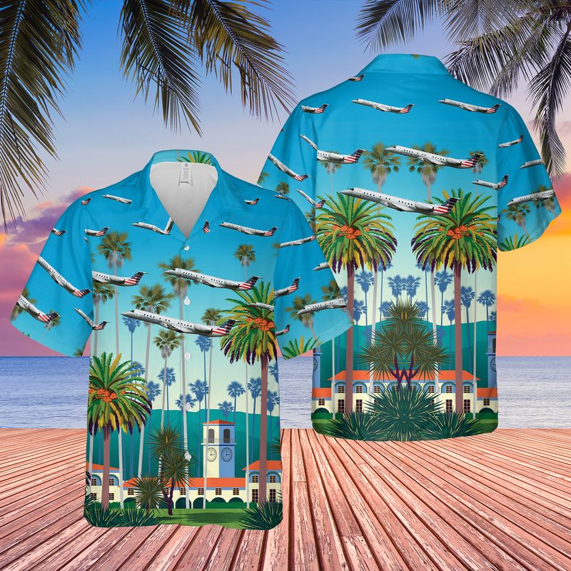 Embraer 145 Envoy Air Hawaiian Shirt