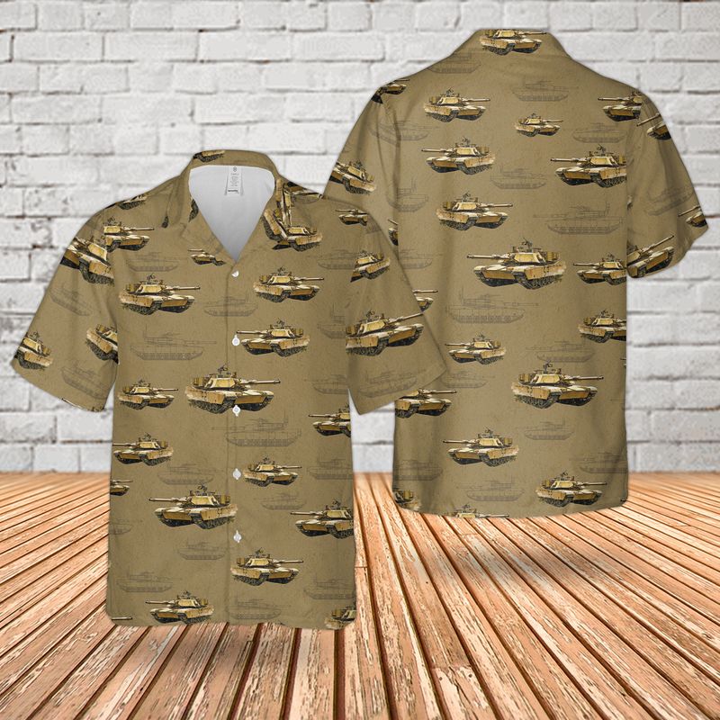 M1 Abrams Hawaiian Shirt