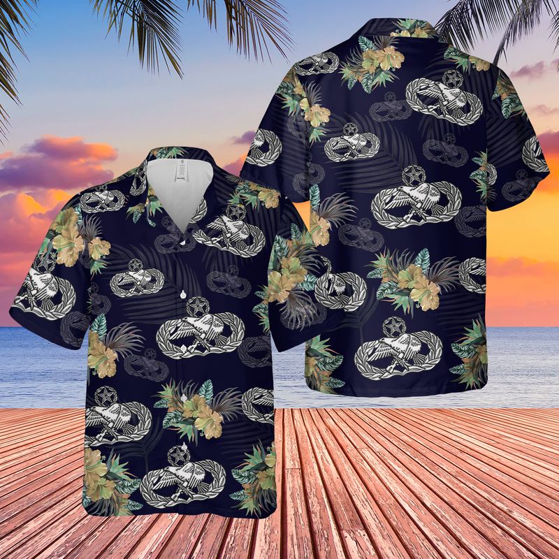 Maintenance Badge (Master USAF) Hawaiian Shirt