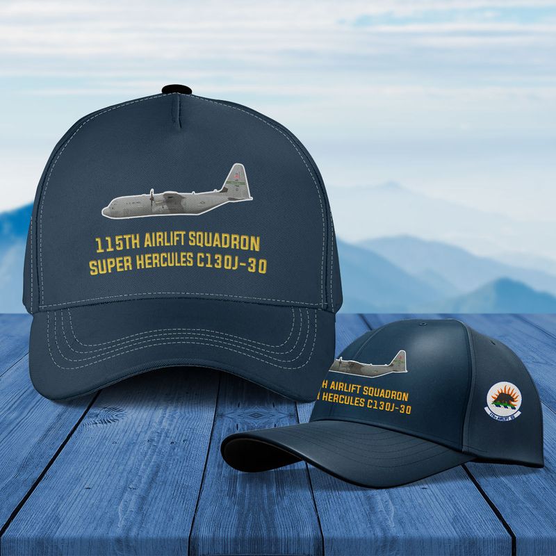 California Air National Guard 115th Airlift Squadron Super Hercules C130J-30 Baseball Cap