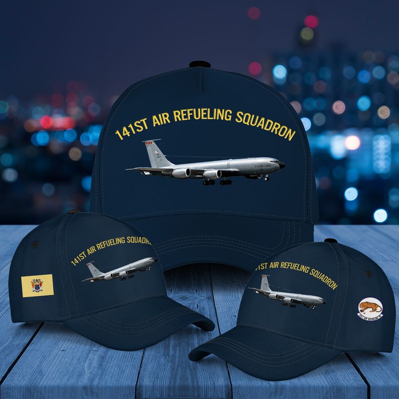 New Jersey Air National Guard 141st Air Refuelling Squadron Baseball Cap