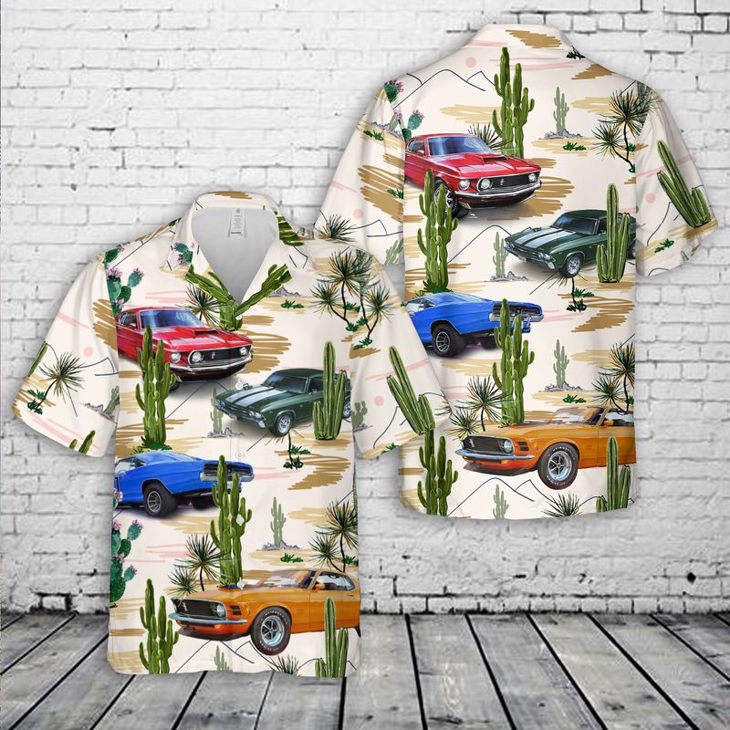 Muscle Car Hawaiian Shirt