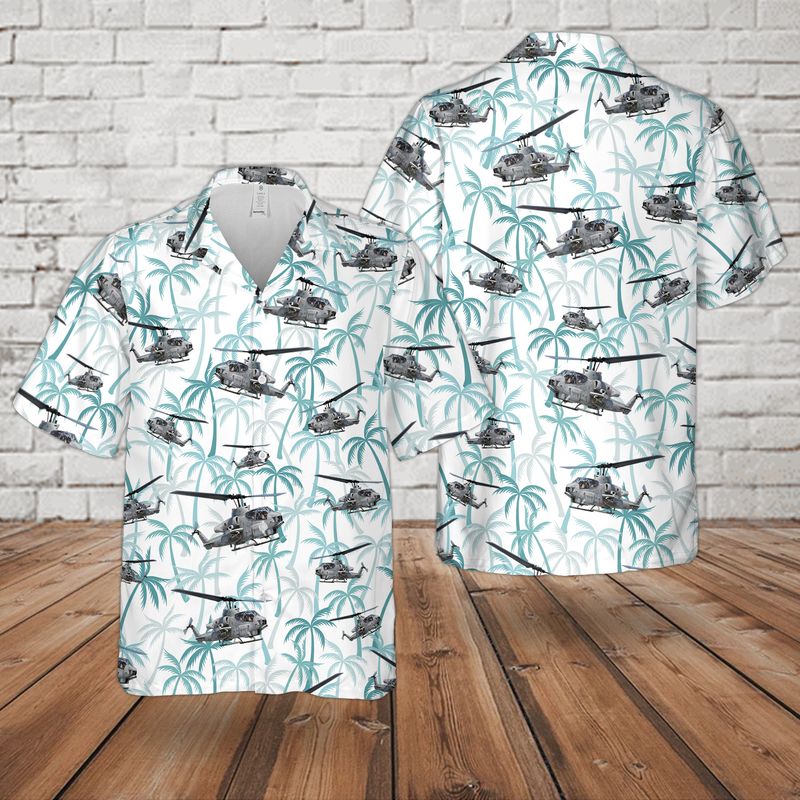Bell AH-1 SuperCobra Helicopter Hawaiian Shirt