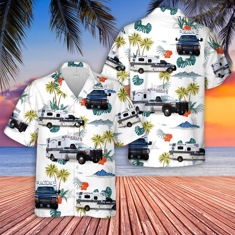 Ellsworth County EMS Hawaiian Shirt