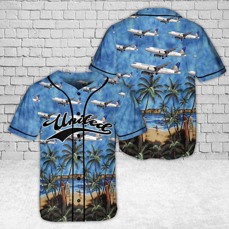 United Airlines Hawaiian Baseball Jersey