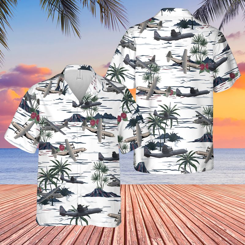 Lockheed Martin C-130J Super Hercules Hawaiian Shirt