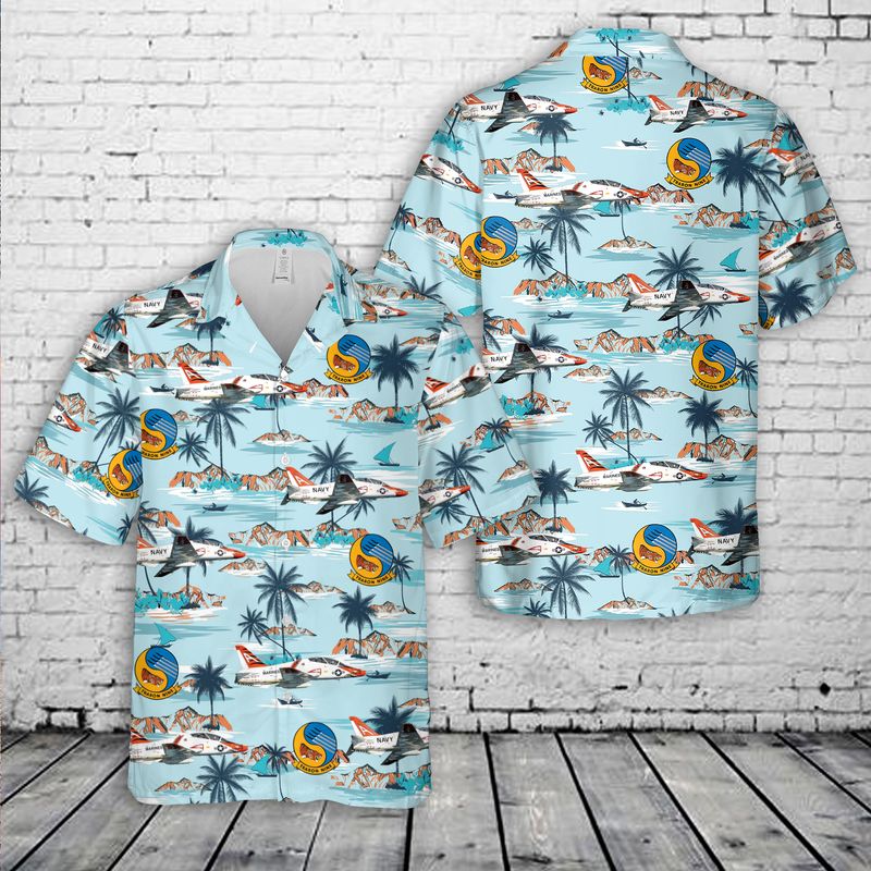 US Navy Training Squadron NINE (VT-9) T-45Cs Hawaiian Shirt