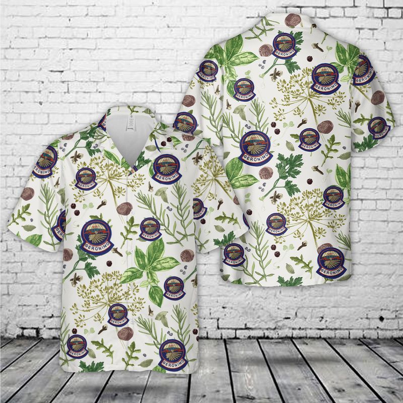 WWII US 501st Regiment 101st Airborne Paratrooper Hawaiian Shirt