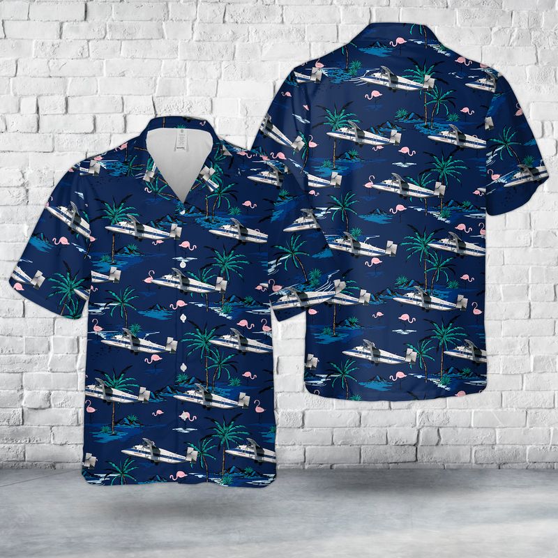 Piedmont Airlines Short 330-100 Hawaiian Shirt