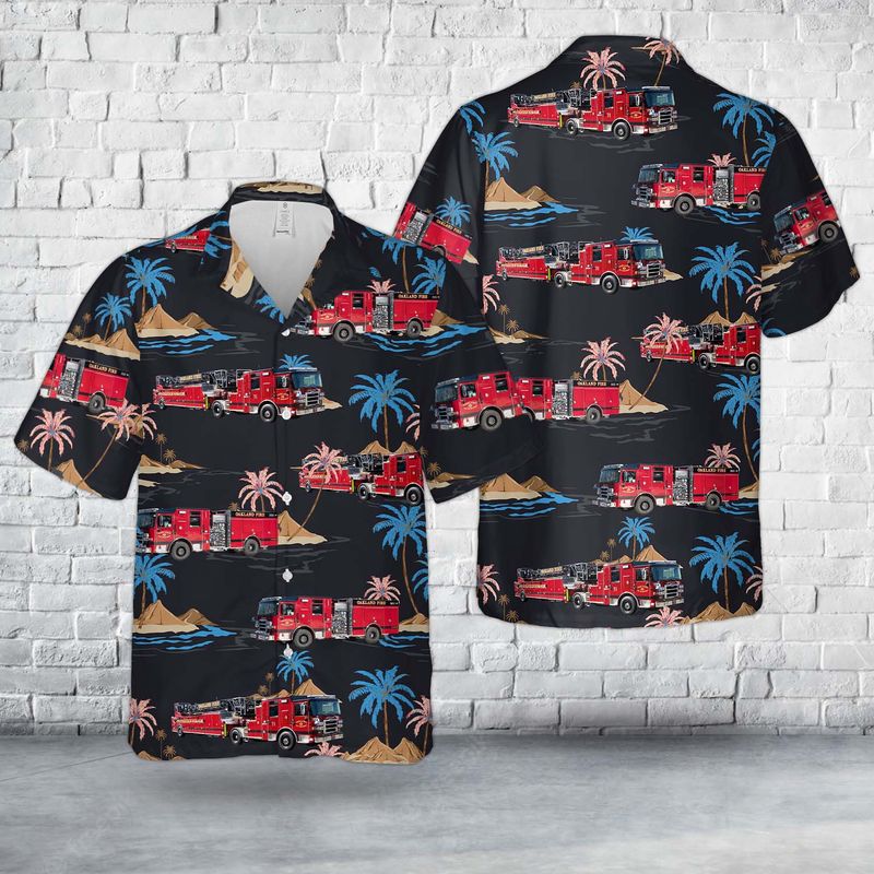 Oakland, California, Oakland Fire Department Hawaiian Shirt