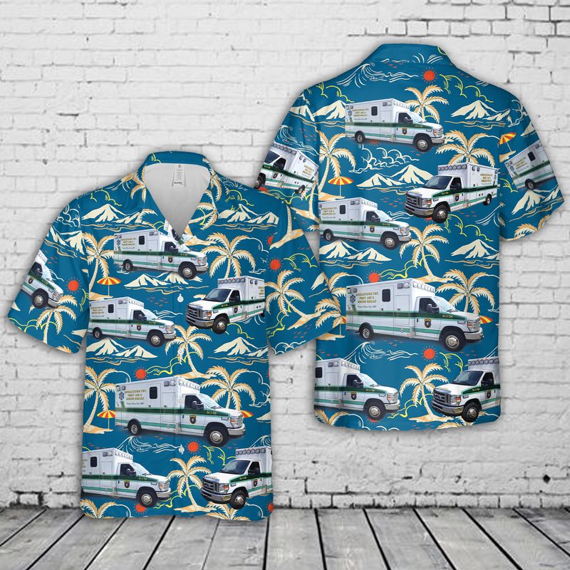New Jersey Middletown First Aid and Rescue Squad Hawaiian Shirt