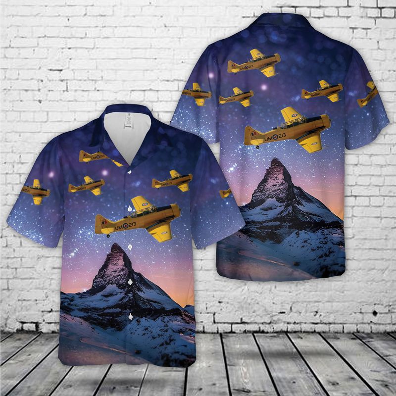 Royal Canadian Air Force North American Harvard Mk. IV Hawaiian Shirt