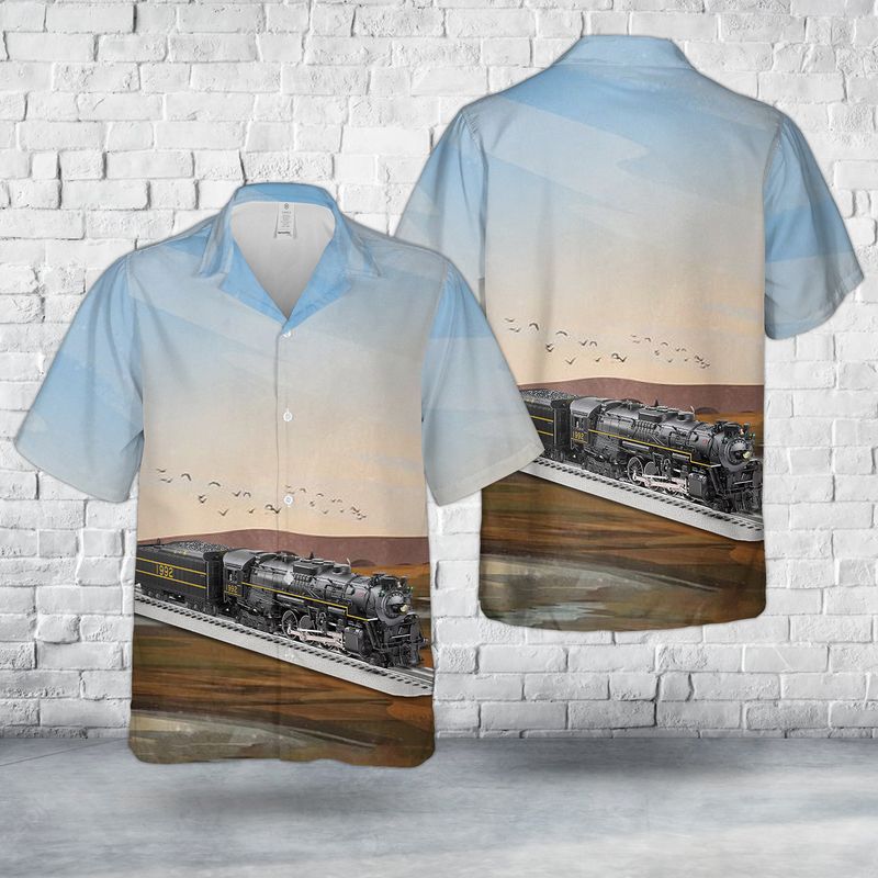 Louisville & Nashville LEGACY Berkshire 2-8-4 #1992 Hawaiian Shirt