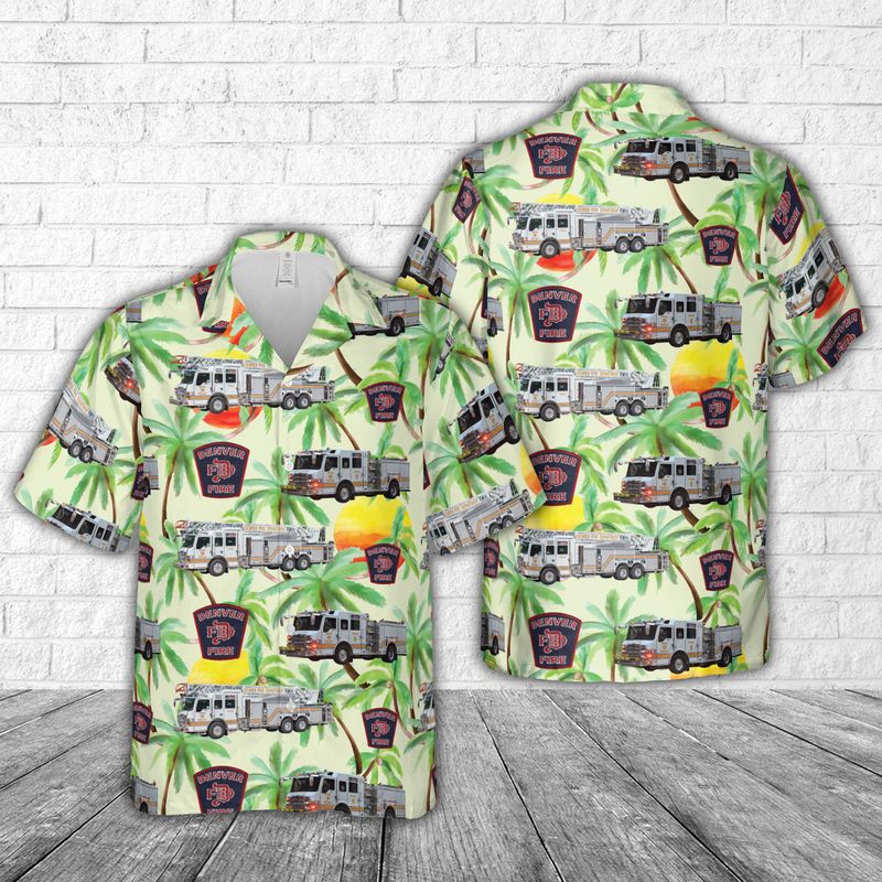 Denver Fire Department, Colorado Hawaiian Shirt