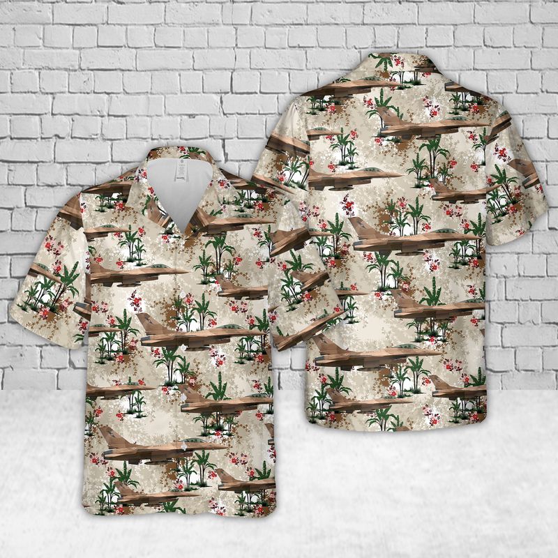 U.S. Navy NSAWC - General Dynamics F-16A Block 15AM OCU Fighting Falcon Hawaiian Shirt