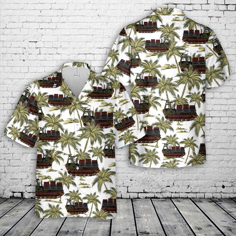 German Army Bundeswehr M548A1 Skorpion minelayer Hawaiian Shirt