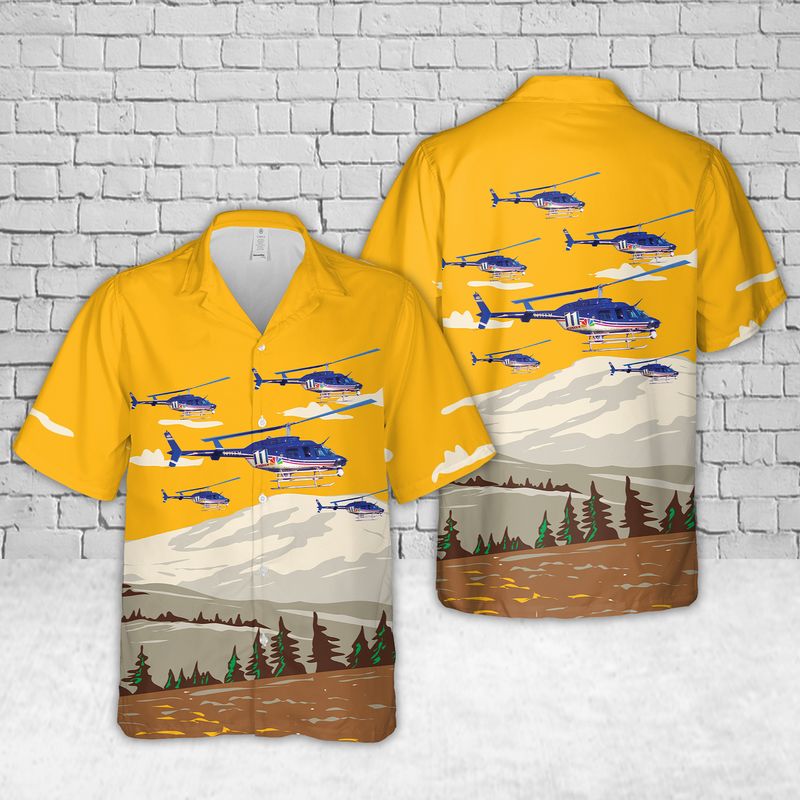 NBC News N11TV helicopter Hawaiian Shirt