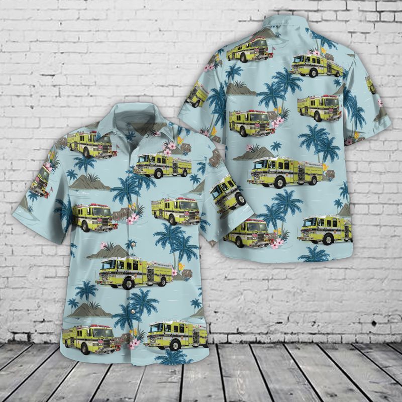 Han-Le Co Fire Company, Allentown, Pennsylvania Hawaiian Shirt