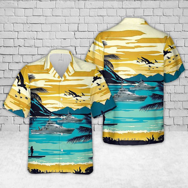 HMNZS Taupo Royal New Zealand Navy Hawaiian Shirt