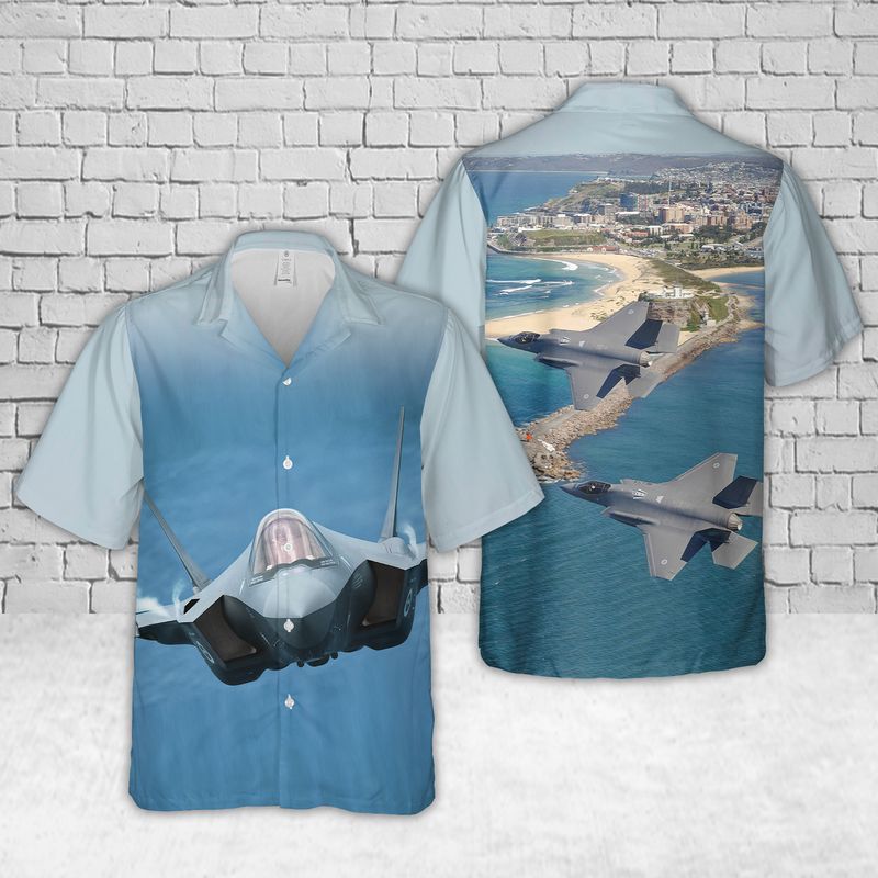 Royal Australian Air Force F-35A Lightning II Hawaiian Shirt