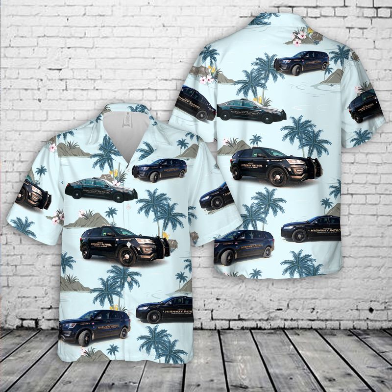 Montana Highway Patrol Hawaiian Shirt