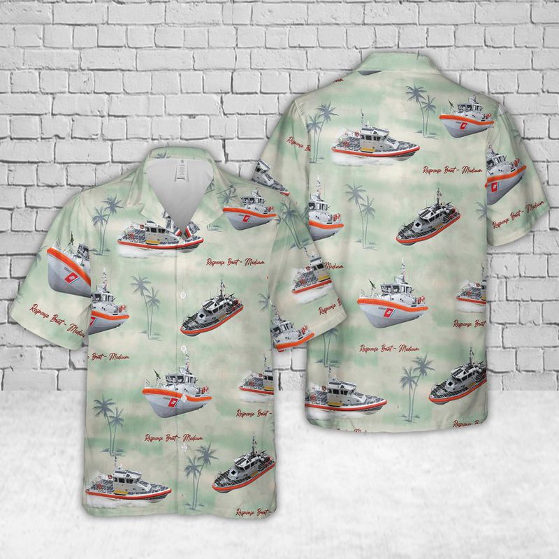 US Coast Guard USS Short Sleeve Hawaiian Shirt