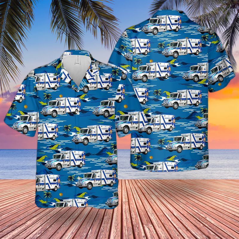 Maryland Walkersville Volunteer Rescue Hawaiian Shirt