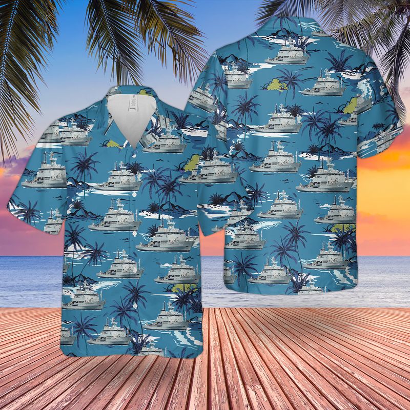 Royal Australian Navy Leeuwin Class Hawaiian Shirt