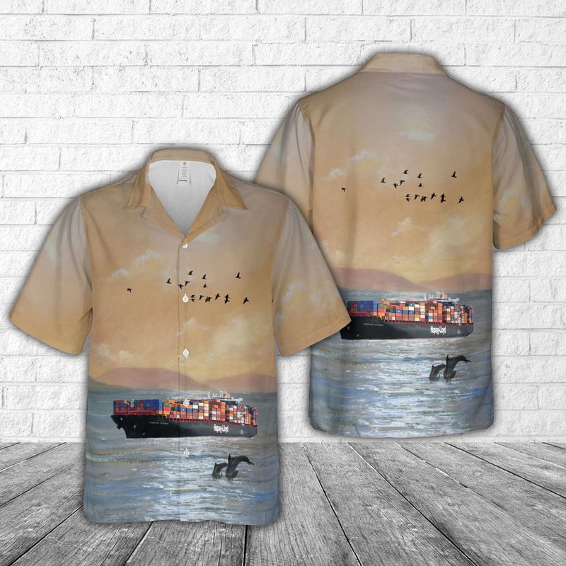 Hapag Lloyd Container Line Chicago Express (ship) Hawaiian Shirt
