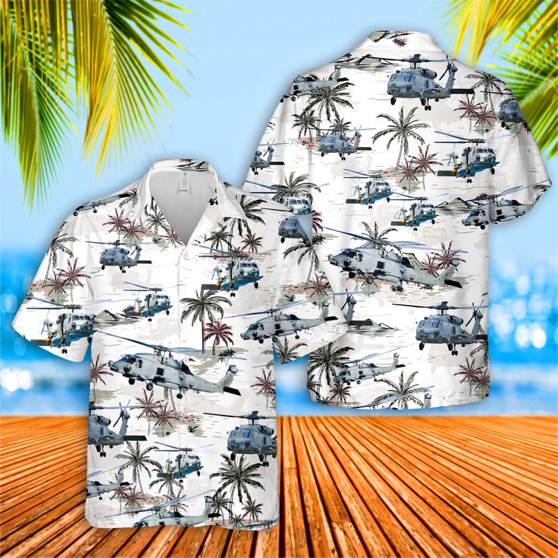 Sikorsky SH-60 Seahawk Hawaiian Shirt