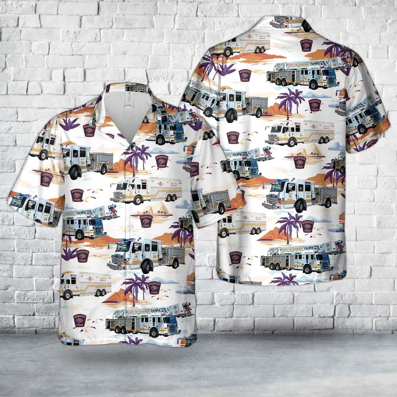 Colorado Denver Fire Department Hawaiian Shirt