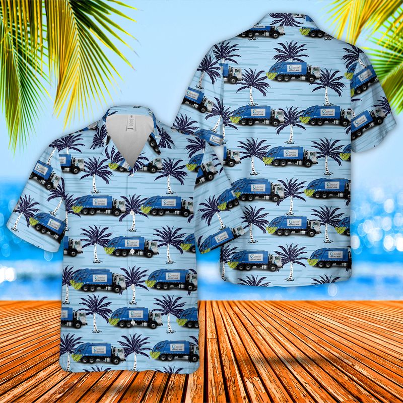 Coastal Waste and Recycling Hawaiian Shirt