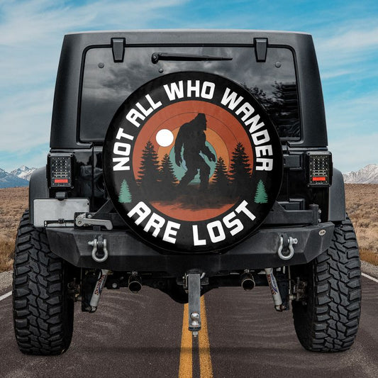 BigFoot Not All Who Wander Is Lost Spare Tire Cover
