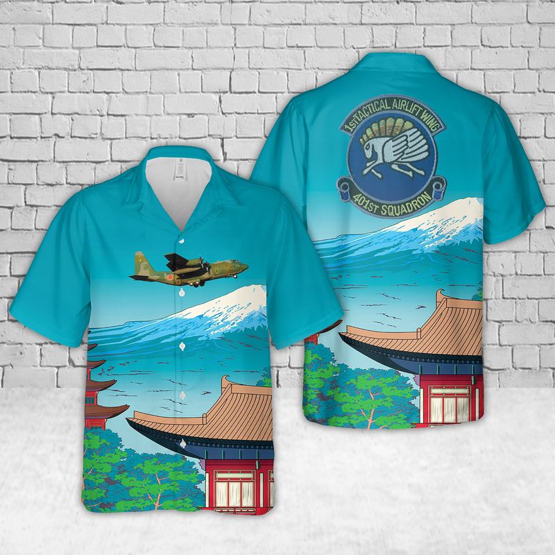 JASDF C-130H 401st squadron Hawaiian Shirt