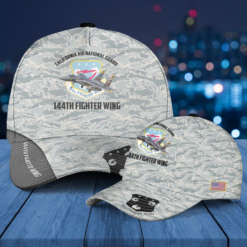 California Air National Guard 144th Fighter Wing McDonnell Douglas F-15C Eagle Baseball Cap