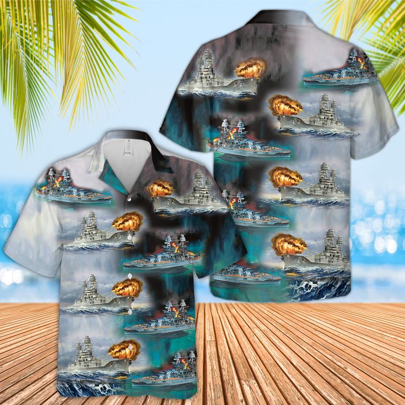 US Navy U.S.S. Arizona BB-39 Hawaiian Shirt