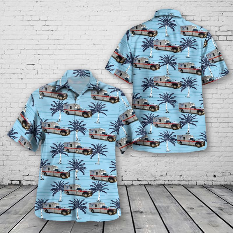Northumberland Emergency Services, Heathsville, Virginia Hawaiian Shirt