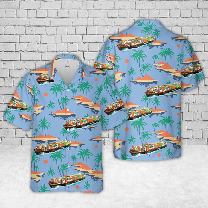Hapag-Lloyd MV Colombo Express Hawaiian Shirt