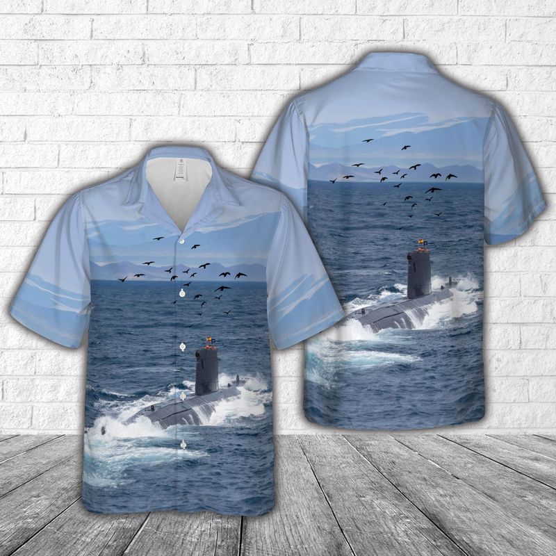 Spanish Navy Armada Submarine Galerna (S71) Hawaiian Shirt