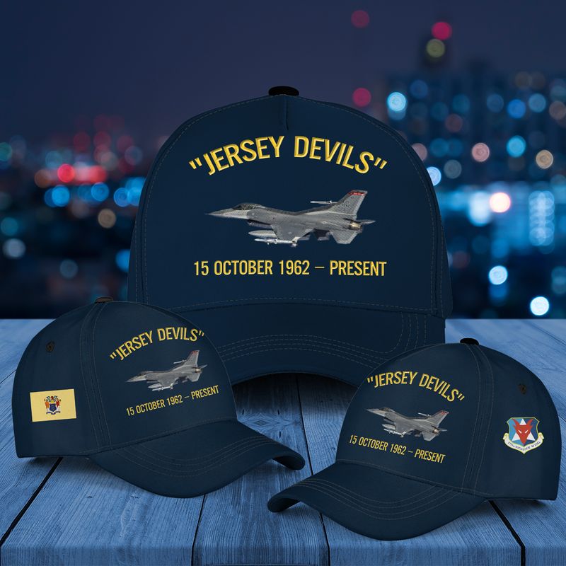 New Jersey Air National Guard 177th Fighter Wing F-16 Fighting Falcons Baseball Cap